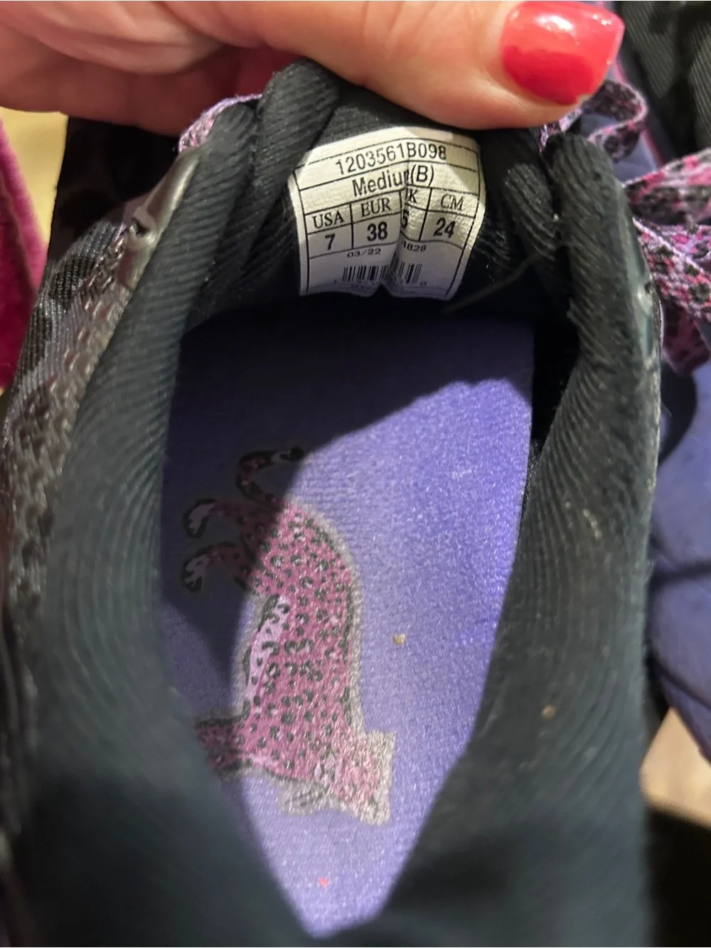 Brooks Women's Ghost Running Shoes in Black and Purple